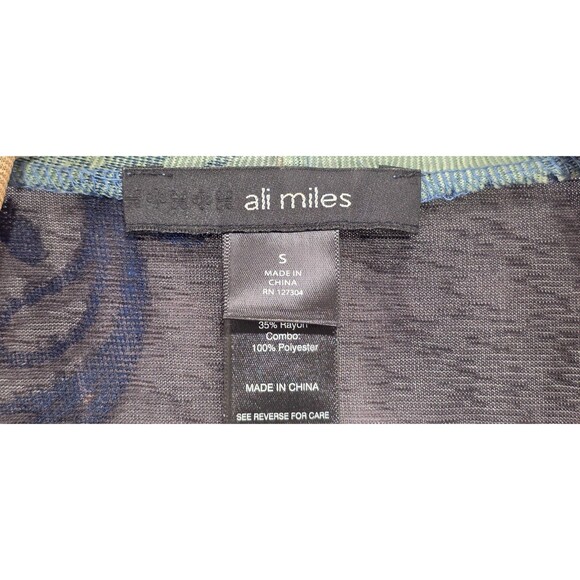 Ali Miles Kimono Cardigan Paisley Tie Dye Patchwork Women S Artsy Lagenlook Boho - Picture 3 of 12